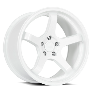 Katana Hr05 Wheels Rims 18x10.5 5x114.3 Gloss White 22mm | HR05-1810554GW22