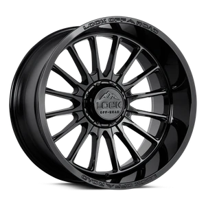 Lock Extreme Striker Wheels Rims 20x9 6x135 6x139.7 Gloss Black 1mm | STRIKER-2936GB