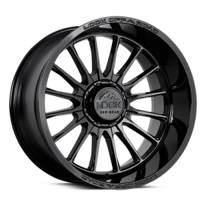Lock Extreme Striker Wheels Rims 22x10 6x135 6x139.7 Gloss Black 18mm | STRIKER-22136GB