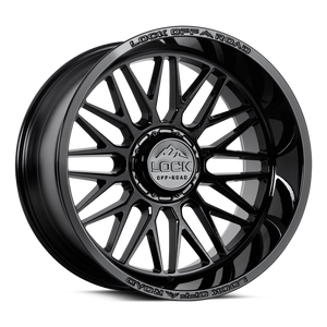 Lock Extreme Apex Wheels Rims 20x10 8x180 Gloss Black 18mm | APEX-2188GB