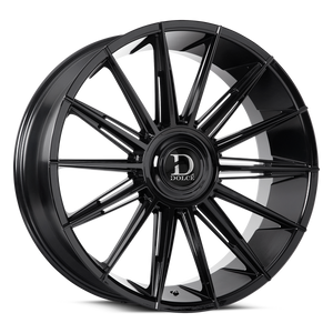 Dolce Luxury Mirelli Wheels Rims 24x9 5x112 5x114.3 Gloss Black 35mm | MIRELLI-249012GB