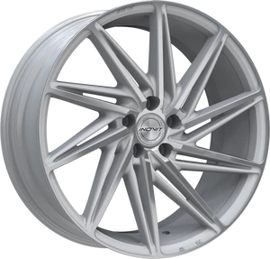 Inovit Turbine Ii Wheels Rims 20x8.5 5x112 5x114.3 Satin Silver Machined 40mm | 059L20K5TF40SMFTM1ANA