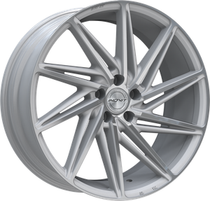 Inovit Turbine Ii Wheels Rims 20x8.5 5x112 5x114.3 Satin Silver Machined 40mm | 059L20K5TF40SMFTM1ANA