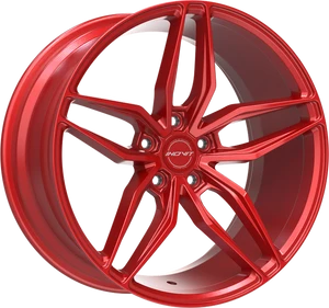 Inovit Vector Ii Wheels Rims 20x8.5 5x112 5x114.3 Candy Red 38mm | 06820K5TF38RMFTR1ANA