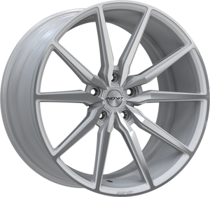 Inovit Frixion 5 Wheels Rims 20x8.5 5x120 Satin Silver Machined & Milled 33mm | 08520K5B33SMFCBTM1BNA