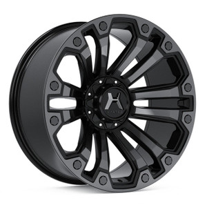Hartes Metal Rhino Wheels Rims 20x10 6x135 6x139.7 Black Machined W/ Dark Tint -18mm | 73820N12VN-18KMFTDTMDK2MHJ