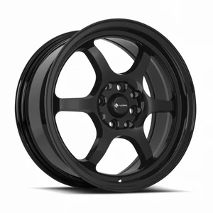 Vors Lt61 Wheels Rims 16x7 4x108 Gloss Black 35mm | LT6116708H35BK-408