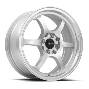 Vors Lt61 Wheels Rims 16x7 4x108 Silver W/ Machined Face 35mm | LT6116708H35SF-408