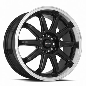 Vors Sp2 Wheels Rims 17x8 4x100 Gloss Black 35mm | SP021780xxx35BK-400