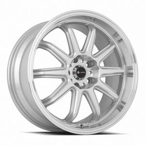 Vors Sp2 Wheels Rims 18x8.5 5x115 Silver W/ Machined Face 35mm | SP02188551435SF-515