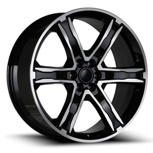 Oe Concepts Ford Stealth Edition Wheels Rims 24x10 6x135 Gloss Black Machined 31mm | OEC FD06-24106135+31BM