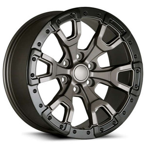 Oe Concepts Bronco Raptor Wheels Rims 20x9 6x139.7 Dark Gunmetal W/ Black Ring 20mm | OEC FD07-209061397+20GMB