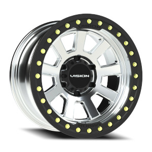 Vision 350 Ojos Wheels Rims 20x9 8x170 Machined 10mm | 350BL2970ACBR10D