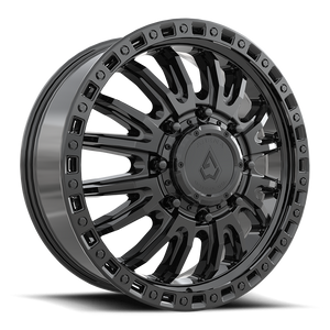 Arena Dually A103  Mission Front Wheels Rims 22x8.25 8x200 Gloss Black 105mm