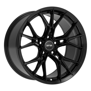 F1R Fs1 Wheels Rims 18x8.5 5x112 Gloss Black 35mm | FS118855112GB35