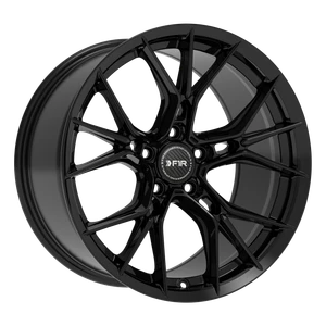 F1R Fs1 Wheels Rims 19x8.5 5x114.3 Gloss Black 35mm | FS119855114GB35