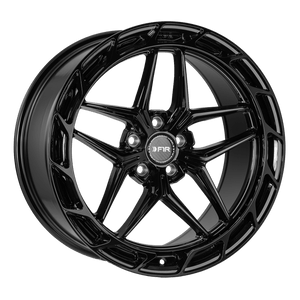 F1R Fs5 Wheels Rims 18x8.5 5x112 Gloss Black 35mm | FS518855112GB35