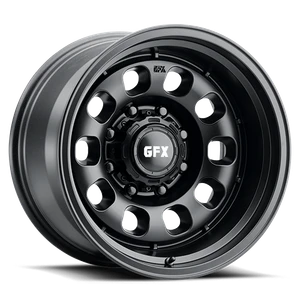 G-Fx Tr35 Wheels Rims 17x8.5 6x139.7 Matte Black -6mm | T35 785-6139N6 MB