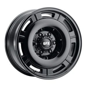 G-Fx Tr36 Wheels Rims 17x8.5 5x127 Gloss Black 25mm | T36 785-5009-25 GB