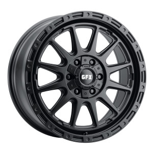 G-Fx Tr38 Wheels Rims 17x8.5 6x135 Matte Black 35mm | T38 785-6009-35 MB