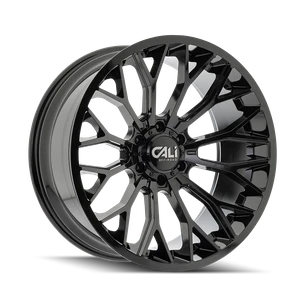 Cali Off-Road Evoke Wheels Rims 24x12 6x135 Gloss Black -25mm | 9119-24236GB-25