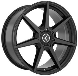 Kraze Kr198 Nova Wheels Rims 19x8.5 5x108 5x114.3 Gloss Black 35mm | KR198-9814GB35