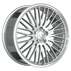 Gianelle Aria Wheels Rims 22x9 5x114.3 Silver Machined Face / Polished Lip 30mm | GA-2290F30GAARISPR