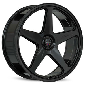 Giovanna Cinque Wheels Rims 24x10 5x112 5x120 Gloss Black 22mm | GI-2410MB22GOCINGBR