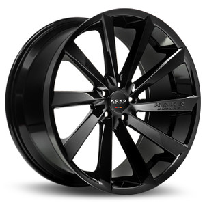 Koko Kuture Kapan Wheels Rims 20x9 5x114.3 Gloss Black 35mm | KK-2090F35KOKAPGB
