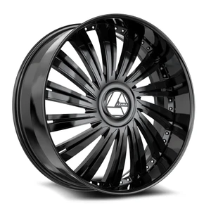 Azara Azx-102 Wheels Rims 22x8.5 5x112 5x114.3 Gloss Black 38mm | AZX-10222853638GB