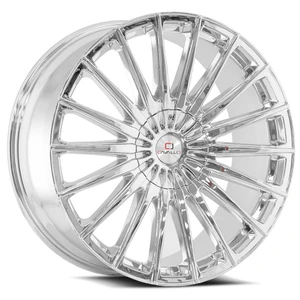 Cavallo Clv-34 Wheels Rims 22x9.5 6x135 6x139.7 Nano Chrome 25mm | CLV-34229561351397+25NC