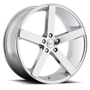 Cavallo Clv-5 Wheels Rims 18x8 5x120 Nano Chrome 35mm | CLV-518805120+35NC