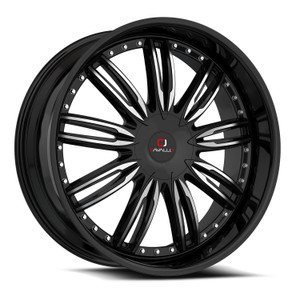 Cavallo Clv-54 Wheels Rims 18x8 5x112 5x114.3 Gloss Black & Machined 35mm | CLV-54188051121143+35BM