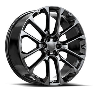 O.E. Revolution G-40 Wheels Rims 22x9 6x139.7 Gloss Black 31mm | G40-2295031GB
