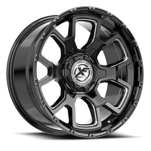 Xf Off-Road Oe-501 Wheels Rims 20x9 6x135 6x139.7 Gloss Black & Milled 12mm | OE-50120905712GBM-T