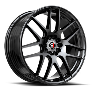 Spec-1 Sp-65 Wheels Rims 18x9 5x100 5x114.3 Gloss Black 38mm | SP-651892338GB