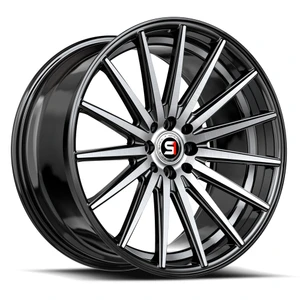 Spec-1 Sp-69 Wheels Rims 18x8 5x114.3 5x120 Gloss Black Machined / Undercut 38mm | SP-691883838BMU