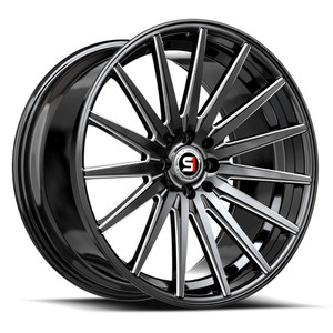 Spec-1 Sp-69 Wheels Rims 19x8.5 5x100 5x114.3 Gloss Black & Milled 38mm | SP-6919852338GBM