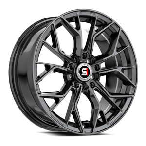 Spec-1 Sp-76 Wheels Rims 16x6.5 5x100 5x114.3 Gloss Black 20mm | SP-7616652320GB