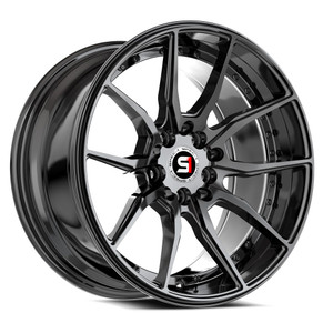 Spec-1 Sp-77 Wheels Rims 16x8 4x100 4x114.3 Gloss Black 20mm | SP-77168920GB