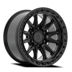 Arena A132 Blitz Wheels Rims 17x9 6x139.7 Satin Black W/ Gloss Black Lip 0mm | A132179084P00004