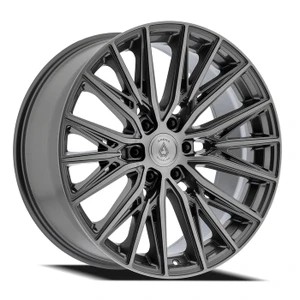 Arena A124 Finesse Wheels Rims 22x9.5 6x139.7 Brushed Gloss Gunmetal 25mm | A124229584P02527