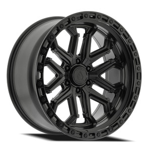 Arena A125 Jackal Wheels Rims 20x10 6x139.7 Satin Black W/ Gloss Black Lip -18mm | A125200084N01804