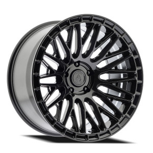 Arena A118 Karma Wheels Rims 22x10 5x127 Gloss Black -18mm | A118220075N01802