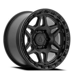 Arena A139 Octane Wheels Rims 17x9 6x139.7 Satin Black W/ Gloss Black Lip 0mm | A139179084P00004