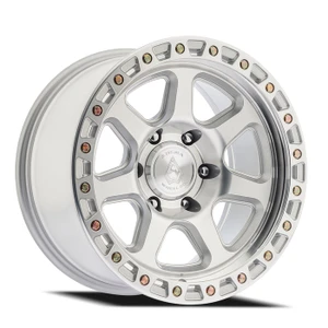 Arena A123 Throttle Wheels Rims 18x9 5x127 Gloss Silver Machined 0mm | A123189075P00019