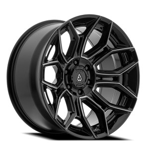 Arena A140 Viper Wheels Rims 20x10 5x127 5x139.7 Gloss Black Milled -18mm | A140200057N01816