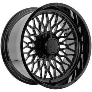 Arena Af107 Vulcan Wheels Rims 24x12 8x165.1 Gloss Black -51mm | AF107241282N05102