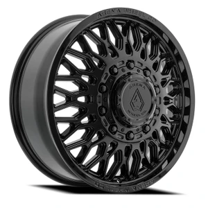 Arena Dually A129  Valkyrie Front Wheels Rims 22x8.25 8x210 Gloss Black 100mm