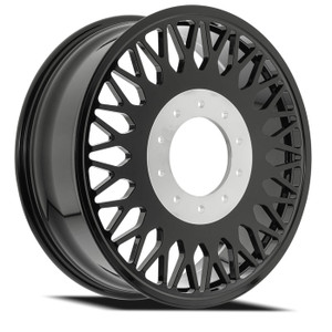Arena Dually Af104  Stealth Inner Wheels Rims 24x8.25 10x225 Gloss Black 100mm